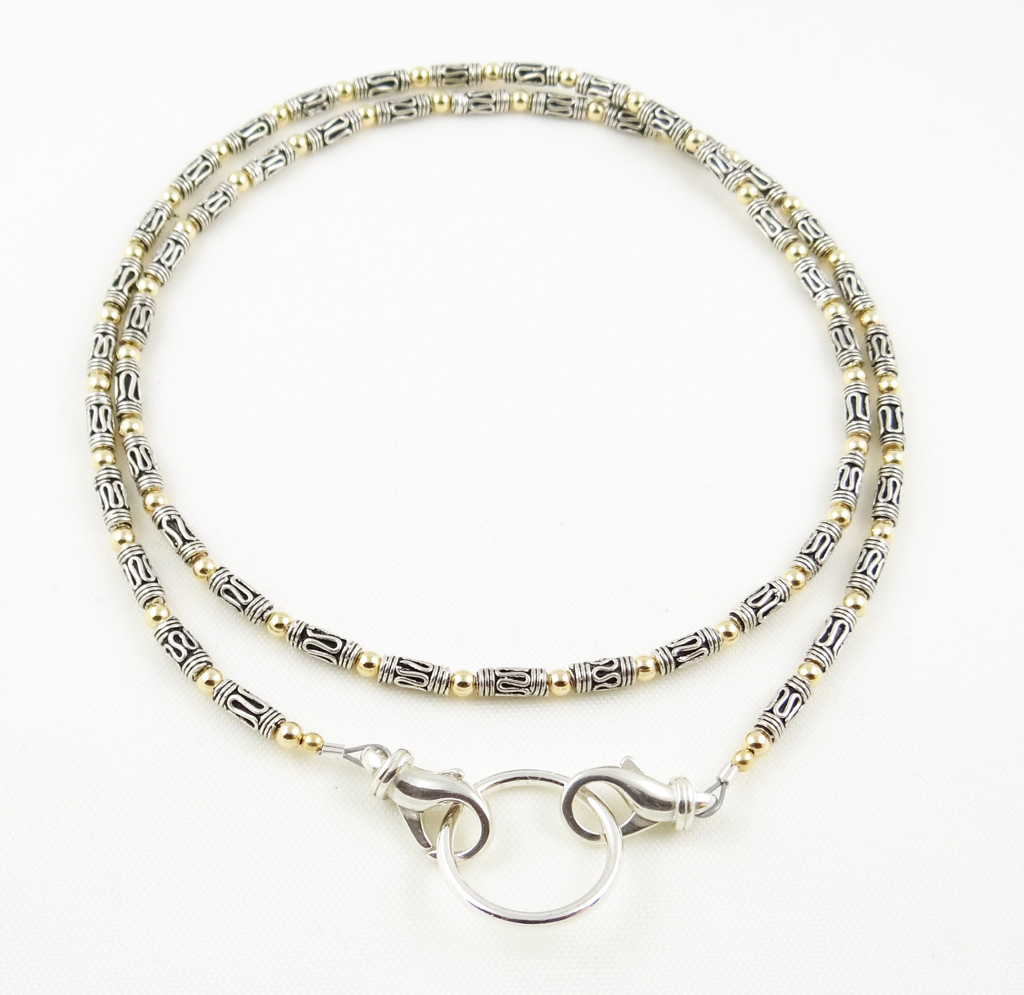 Sterling Silver Small Scrolls Eyeglass Necklace